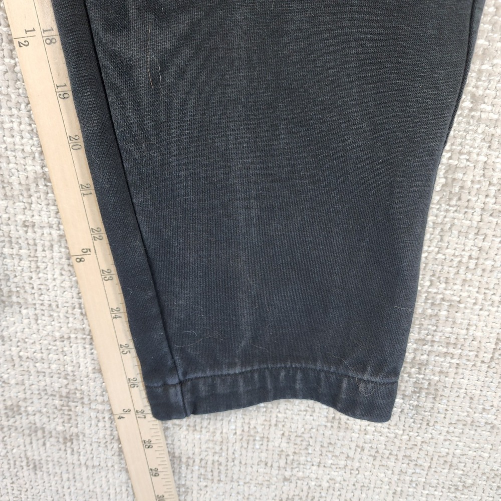Young LA 620 Cafe Trousers Mens 36L Heavy Black Sweat Pants Tapered 33x27 *Flaw - Picture 7 of 13